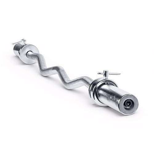 CAP Barbell CAP 47 in Olympic EZ Curl Bar (Chrome, 200 lb)