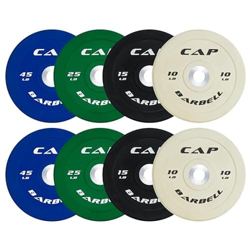CAP Barbell CAP 160 lb Competition Olympic Bumper Plate Set