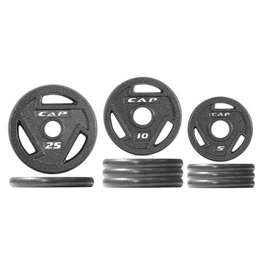 CAP Barbell CAP Barbell 110 lb Elite Olympic Cast Iron Plate Set