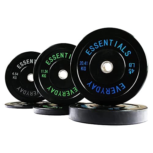 BalanceFrom BalanceFrom Olympic Bumper Plate Set (Steel Hub)