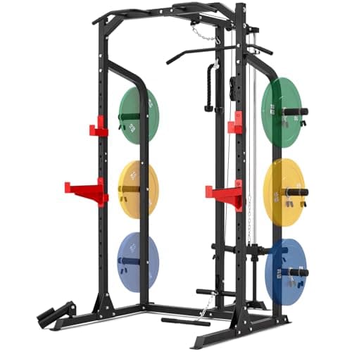 RUNFREELY RUNFREELY Power Rack with Pulley System