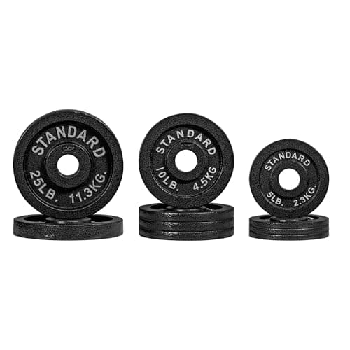 CAP Barbell CAP Barbell 110 lb Classic Olympic Cast Iron Plate Set