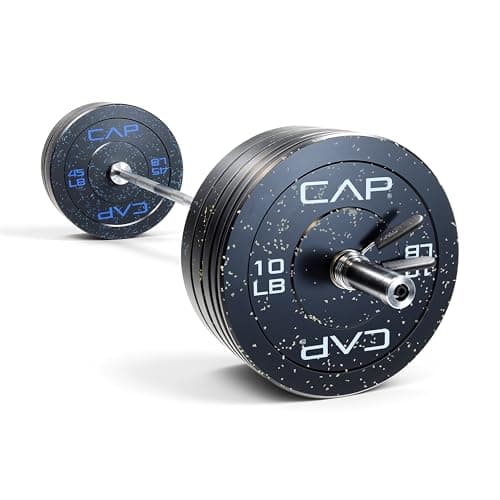 CAP Barbell CAP Barbell 260 lb Economy Olympic Weight Set (7 ft bar + bumpers)