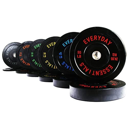 BalanceFrom BalanceFrom Olympic Bumper Plate Set (Steel Hub)