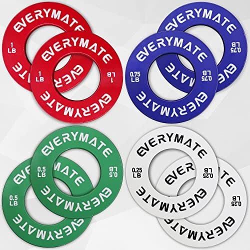 EVERYMATE EVERYMATE Fractional Weight Plates (Set of 8)