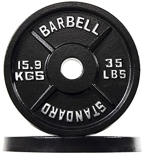 Fitvids Fitvids Olympic Cast Iron Plates (35 lb Pair)