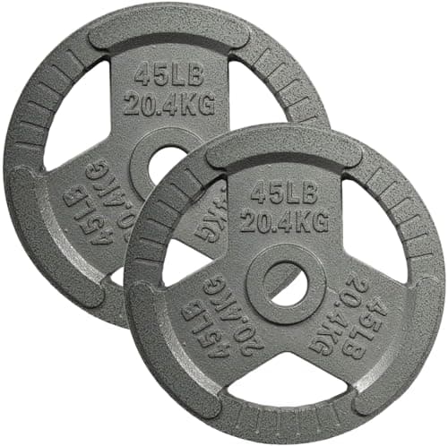 Yes4All Yes4All Tri-Grip Cast Iron Olympic Plates